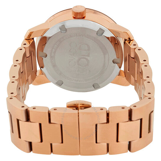 Movado Bold Black Dial Rose Gold Steel Strap Watch for Women - 3600463 Buy Now By Movado