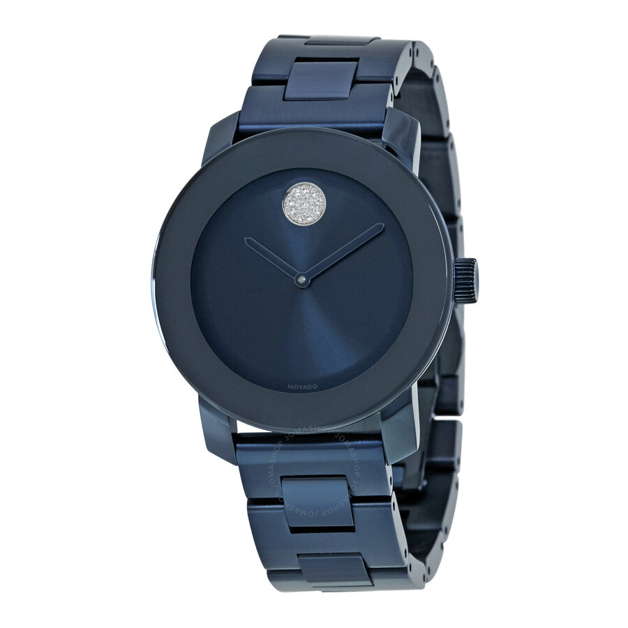 Movado Bold Blue Dial Blue Steel Strap Watch For Women - 3600388 Buy Now By Movado