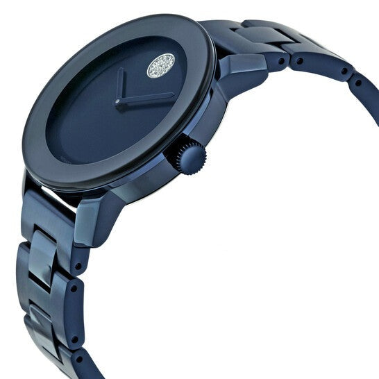 Movado Bold Blue Dial Blue Steel Strap Watch For Women - 3600388 Buy Now By Movado