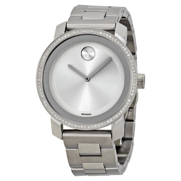 Movado Bold Diamonds Silver Dial Silver Steel Strap Watch for Women - 3600149 Buy Now By Movado