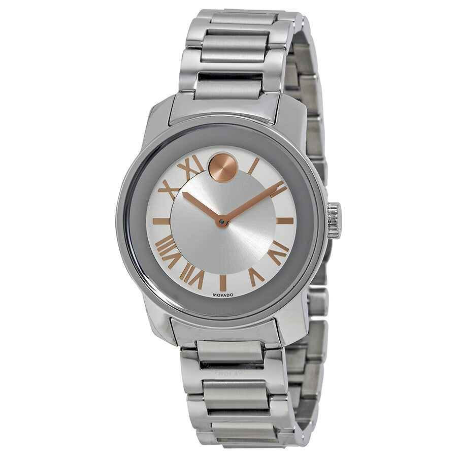 Movado Bold Silver Dial Silver Steel Strap Watch for Women - 3600244 Buy Now By Movado