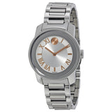 Movado Bold Silver Dial Silver Steel Strap Watch for Women - 3600244 Buy Now By Movado