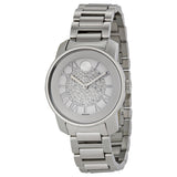 Movado Bold Crystal Pave Silver Dial Silver Steel Strap Watch for Women - 3600254 Buy Now By Movado