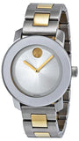 Movado Bold Silver Dial Two Tone Steel Strap Watch for Men - 3600128 Buy Now By Movado