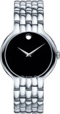 Movado Classic Quartz Black Dial Silver Steel Strap Watch for Men - 0606337 Buy Now By Movado