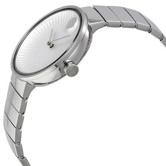 Movado Edge Silver Dial Silver Steel Strap Watch for Women - 3680012 Buy Now By Movado