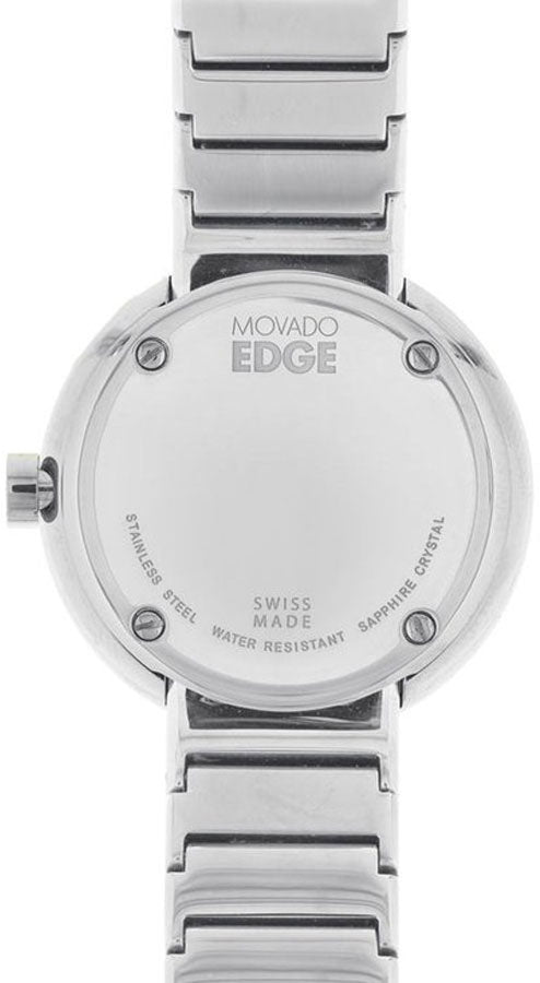 Movado Edge Silver Dial Silver Steel Strap Watch for Women - 3680012 Buy Now By Movado