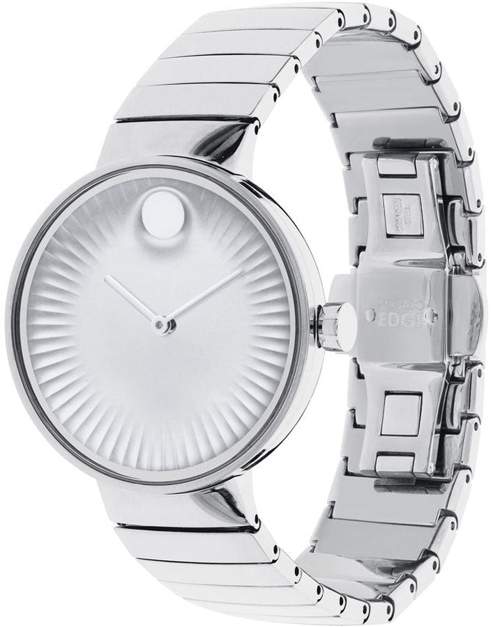 Movado Edge Silver Dial Silver Steel Strap Watch for Women - 3680012 Buy Now By Movado