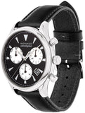 Movado Heritage Chronograph Black Dial Black Leather Strap Watch for Men - 3650005 Buy Now By Movado