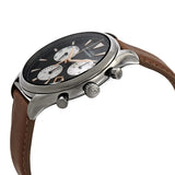 Movado Heritage Calendoplan Chronograph Black Dial Brown Leather Strap Watch for Men - 3650022 Buy Now By Movado