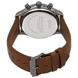 Movado Heritage Calendoplan Chronograph Black Dial Brown Leather Strap Watch for Men - 3650022 Buy Now By Movado