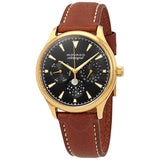 Movado Heritage Celestograf Navy Blue Dial Brown Leather Strap Watch For Women - 3650010 Buy Now By Movado