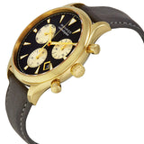 Movado Heritage Chronograph Calendoplan Blue Dial Black Leather Strap Watch for Men - 3650006 Buy Now By Movado