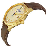 Movado Heritage Calendoplan Beige Dial Brown Leather Strap Watch for Men - 3650003 Buy Now By Movado