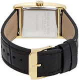 Movado Heritage Mother of Pearl White Dial Black Leather Strap Watch For Women - 3650050 Buy Now By Movado