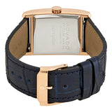 Movado Heritage Mother of Pearl White Dial Blue Leather Strap Watch For Women - 3650052 Buy Now By Movado