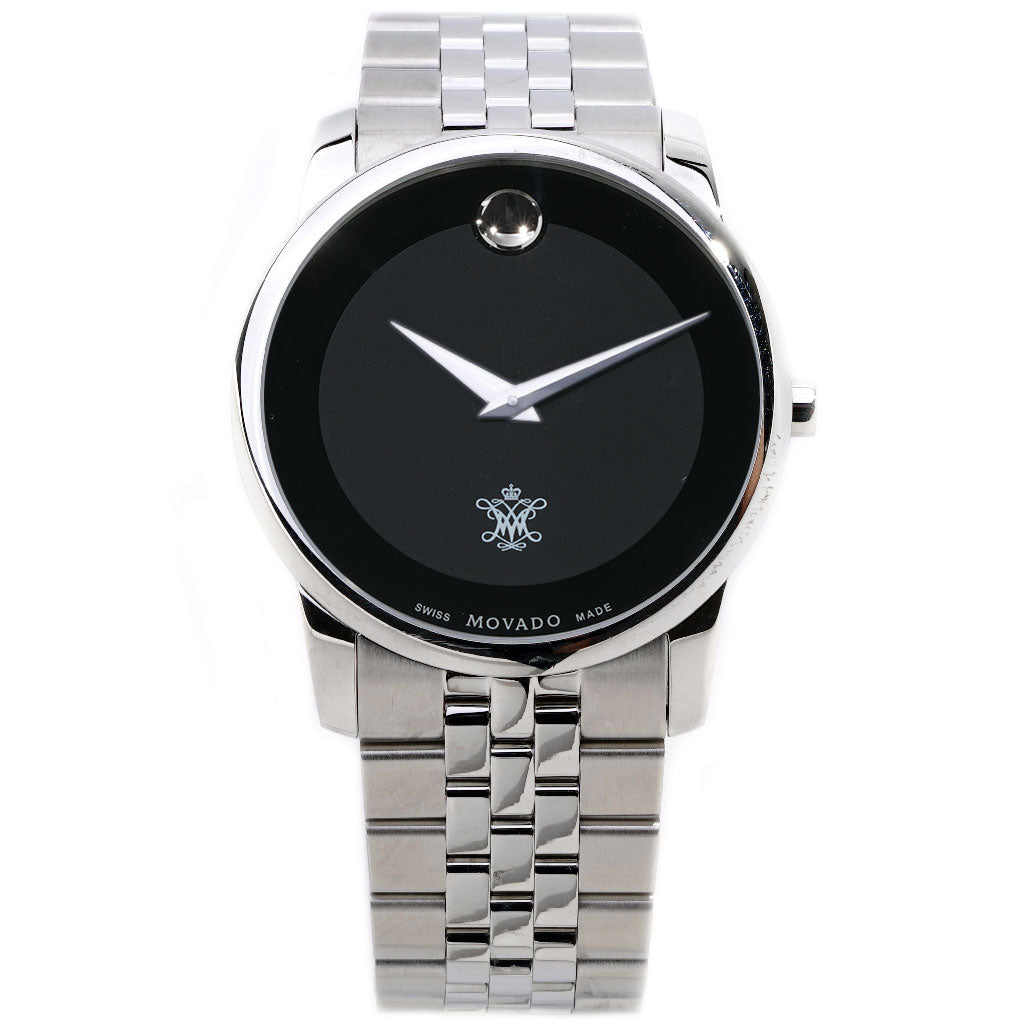 Movado Museum Classic Black Dial Silver Steel Strap Watch for Men - 0607199 Buy Now By Movado