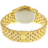 Movado Museum Black Dial Gold Steel Strap Watch For Men - 606997 Buy Now By Movado