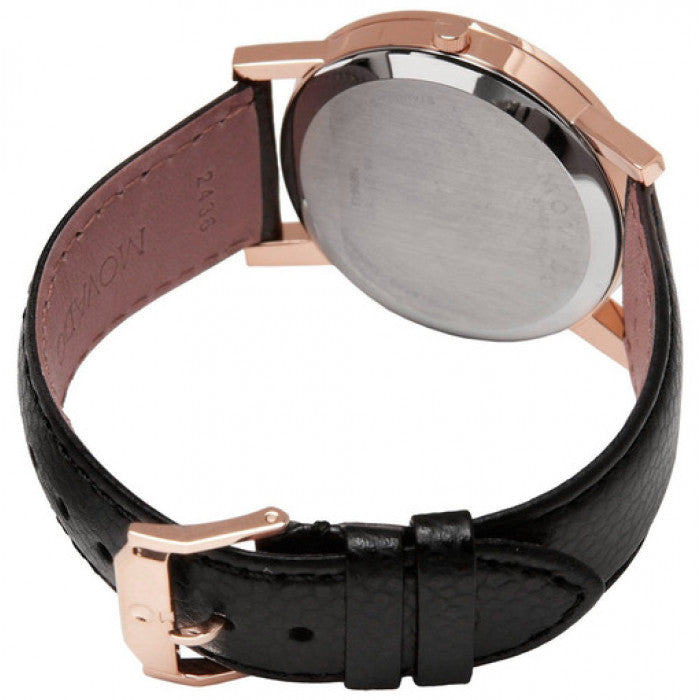 Movado Museum Classic Black Dial Black Leather Strap Watch For Men - 607060 Buy Now By Movado