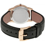 Movado Museum Classic Black Dial Black Leather Strap Watch For Women - 607061 Buy Now By Movado