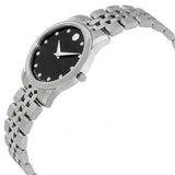 Movado Museum Classic Black Dial Silver Steel Strap Watch For Women - 0606858 Buy Now By Movado
