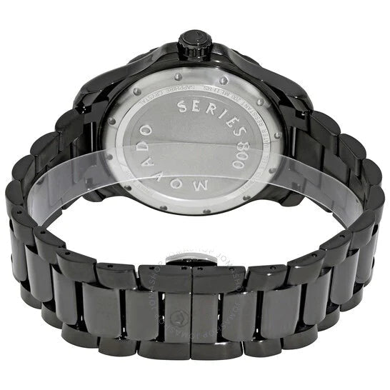Movado Series 800 Black Dial Black Steel Strap Watch For Men - 2600143 Buy Now By Movado