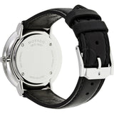 Movado Ultra Slim Black Dial Black Leather Strap Watch For Women - 0607090 Buy Now By Movado