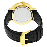 Movado Ultra Slim Black Dial Black Leather Strap Watch For Women - 0607091 Buy Now By Movado
