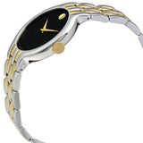 Movado Veturi Quartz Black Dial Two Tone Steel Strap Watch for Men - 0606932 Buy Now By Movado