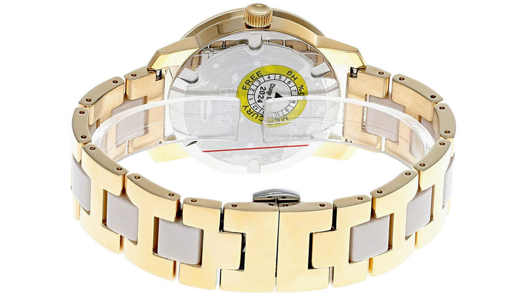 Movado Bold Beige Dial Two Tone Steel Strap Watch For Women - 3600640 Buy Now By Movado