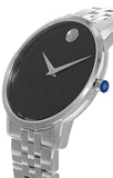 Movado Museum Classic Black Dial Silver Steel Strap Watch for Men - 0607199 Buy Now By Movado