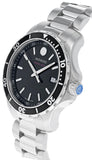 Movado Series 800 Black Dial Silver Steel Strap Watch For Men - 2600135 Buy Now By Movado