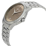 Gucci G Timeless Brown Dial Silver Steel Strap Watch For Men - YA126445 Buy Now By Gucci