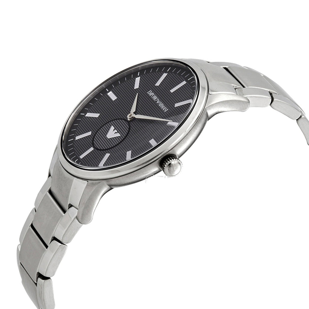Emporio Armani Renato Quartz Black Dial Silver Steel Strap Watch For Men - AR11118 Buy Now By Emporio Armani