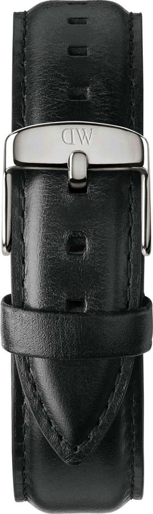 Daniel Wellington Classic Sheffield White Dial Black Leather Strap Watch For Men - DW00100020 Buy Now By Daniel Wellington