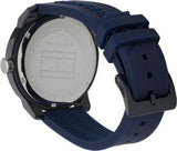 Tommy Hilfiger Denim Quartz Blue Dial Blue Rubber Strap Watch for Men - 1791482 Buy Now By Tommy Hilfiger