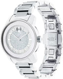 Movado Bold Crystal Pave Silver Dial Silver Steel Strap Watch for Women - 3600254 Buy Now By Movado