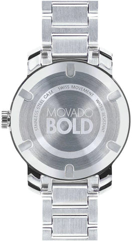 Movado Bold Crystal Pave Silver Dial Silver Steel Strap Watch for Women - 3600254 Buy Now By Movado