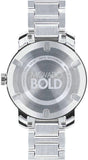 Movado Bold Crystal Pave Silver Dial Silver Steel Strap Watch for Women - 3600254 Buy Now By Movado