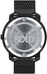 Movado Bold Black Dial Black Mesh Bracelet Watch For Men - 3600261 Buy Now By Movado