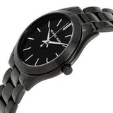 Michael Kors Mini Slim Runway Black Dial Black Steel Strap Watch for Women - MK3587 Buy Now By Michael Kors