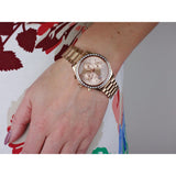 Michael Kors Brinkley Rose Gold Dial Rose Gold Steel Strap Watch for Women - MK6204 Buy Now By Michael Kors