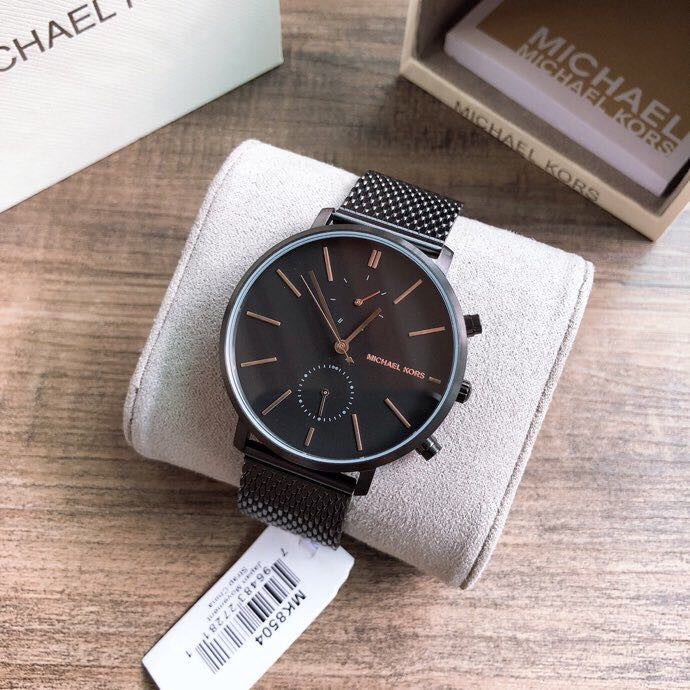 Michael Kors Jaryn Black Dial Black Stainless Steel Strap Watch for Men - MK8504 Buy Now By Michael Kors