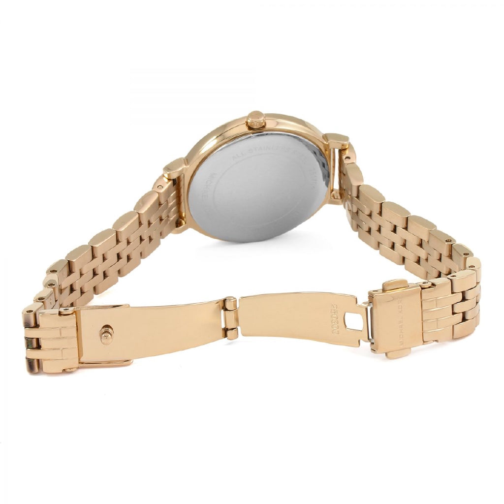 Michael Kors Cinthia Mother of Pearl Rose Gold Dial Rose Gold Steel Strap Watch for Women - MK3643 Buy Now By Michael Kors