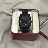 Fossil Machine Black Dial Black Steel Strap Watch for Men - FS4775 Buy Now By Fossil