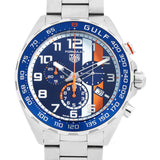 Tag Heuer Formula 1 Gulf Edition Chronograph Blue Dial Silver Steel Strap Watch for Men - CAZ101AT.BA0842 Buy Now By Tag Heuer
