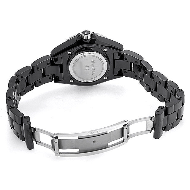 Chanel J12 Quartz Black Dial Black Steel Strap Watch for Women - J12 H5695 Buy Now By Chanel