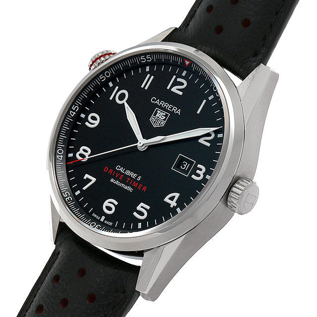 Tag Heuer Carrera Black Dial Watch for Men - WAR2A10.FC6337 Buy Now By Tag Heuer