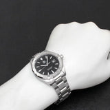 Tag Heuer Aquaracer 41mm Quartz Black Dial Silver Steel Strap Watch for Men - WAY1110.BA0928