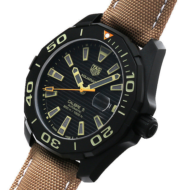 Tag Heuer Aquaracer Black Dial Watch for Men - WAY208C.FC6383 Buy Now By Tag Heuer